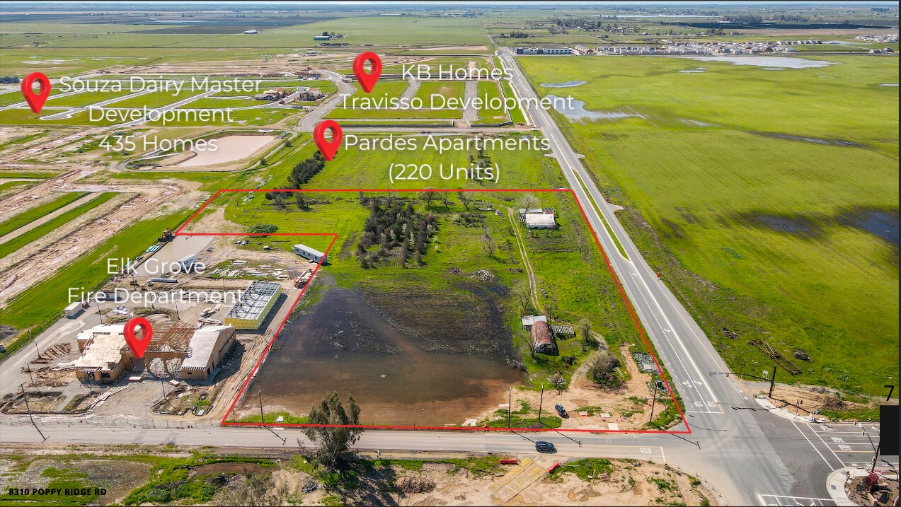 8310 Poppy Ridge Rd, Elk Grove, CA for sale Aerial- Image 1 of 1