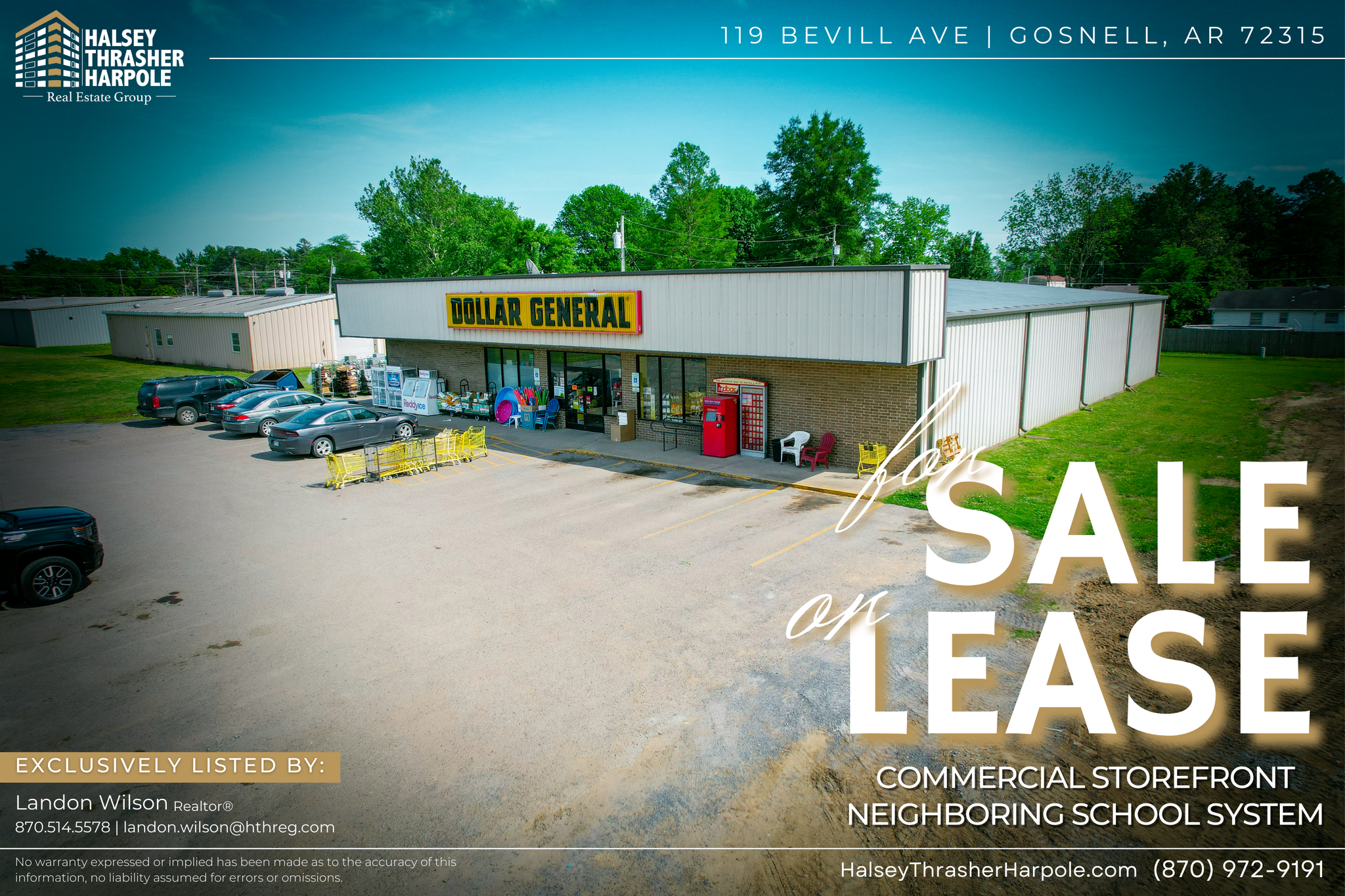 119 Bevill Ave, Gosnell, AR for lease Building Photo- Image 1 of 7