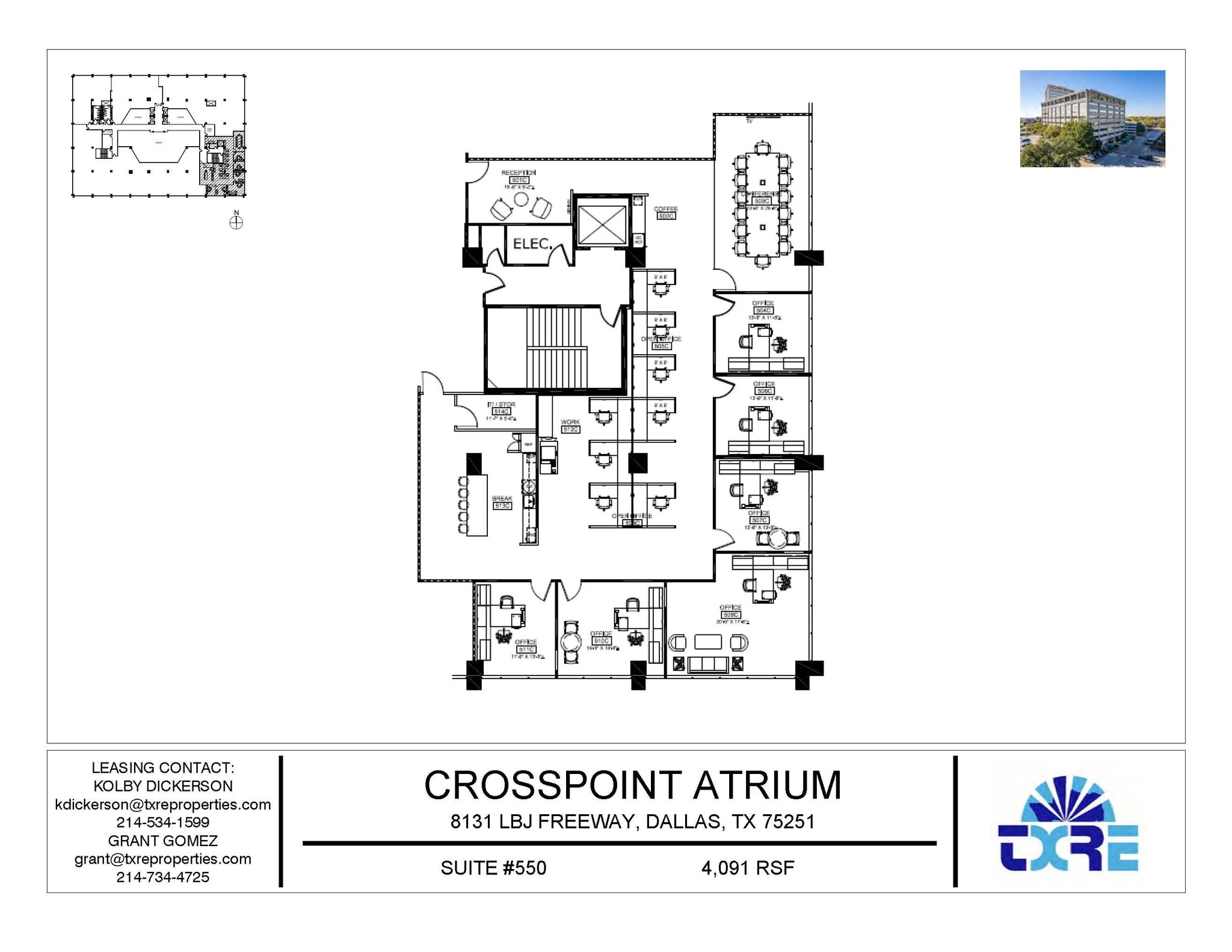 8131 Lyndon B Johnson Fwy, Dallas, TX for lease Floor Plan- Image 1 of 1