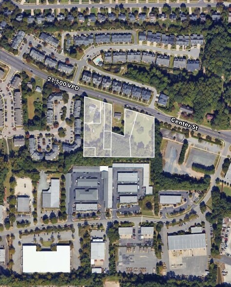 1400 Center St, Apex, NC for sale - Aerial - Image 2 of 2