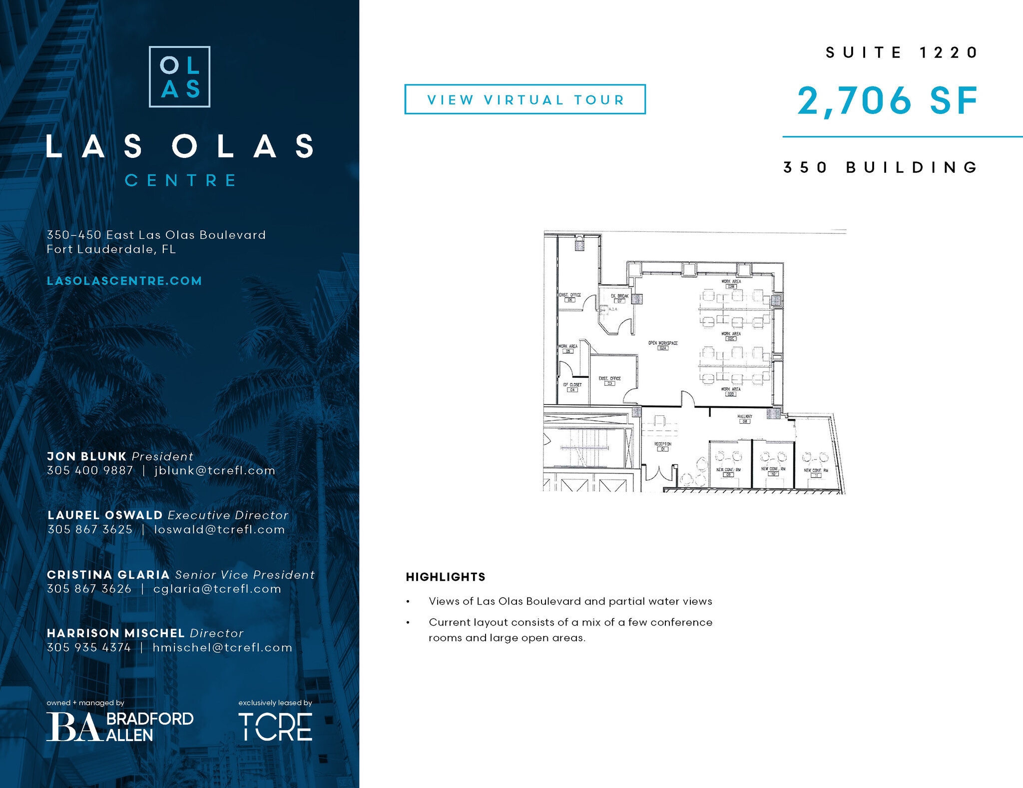 350 E Las Olas Blvd, Fort Lauderdale, FL for lease Floor Plan- Image 1 of 1
