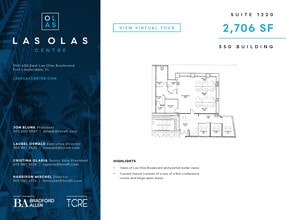 350 E Las Olas Blvd, Fort Lauderdale, FL for lease Floor Plan- Image 1 of 1