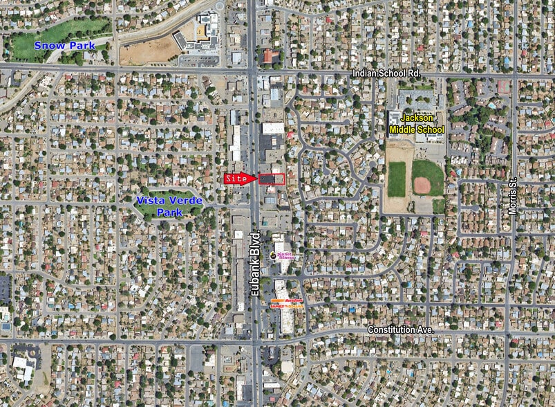 1616 Eubank Blvd NE, Albuquerque, NM for lease - Aerial - Image 2 of 4