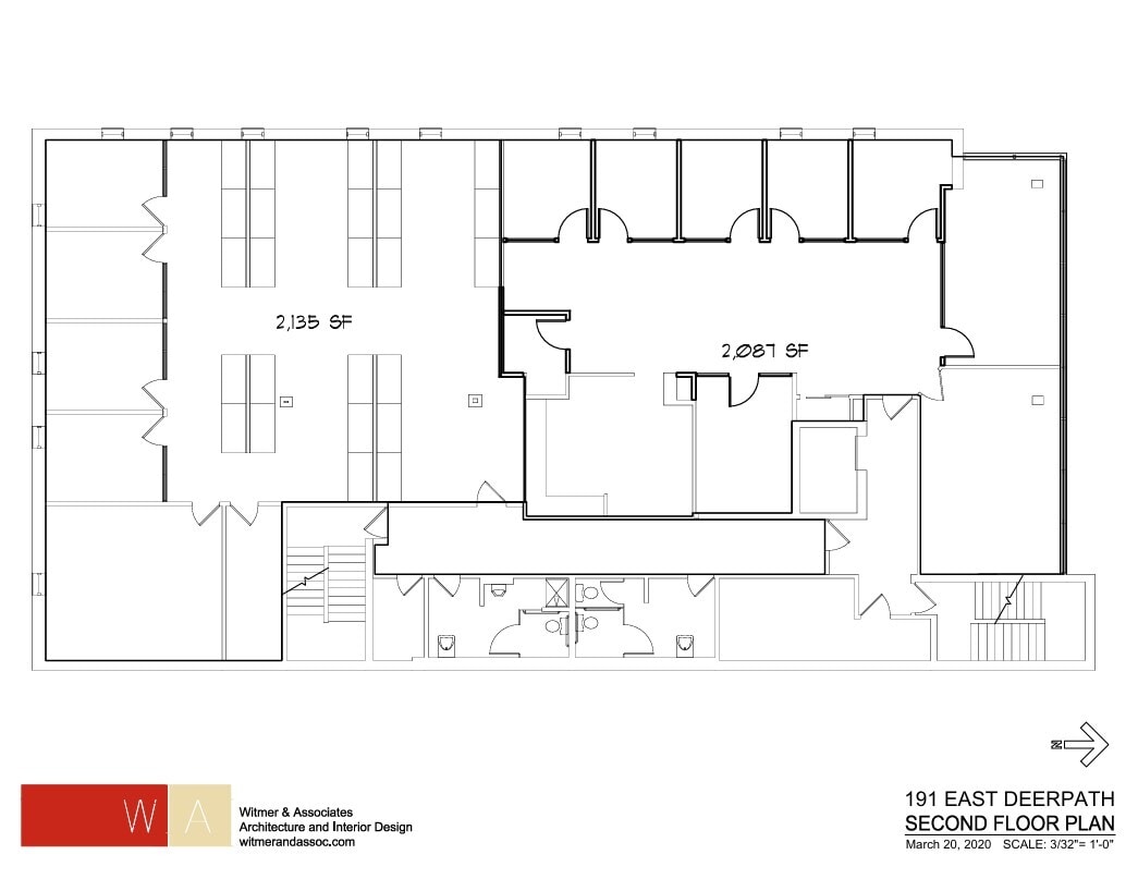 191 E Deerpath Rd, Lake Forest, IL for lease Floor Plan- Image 1 of 7