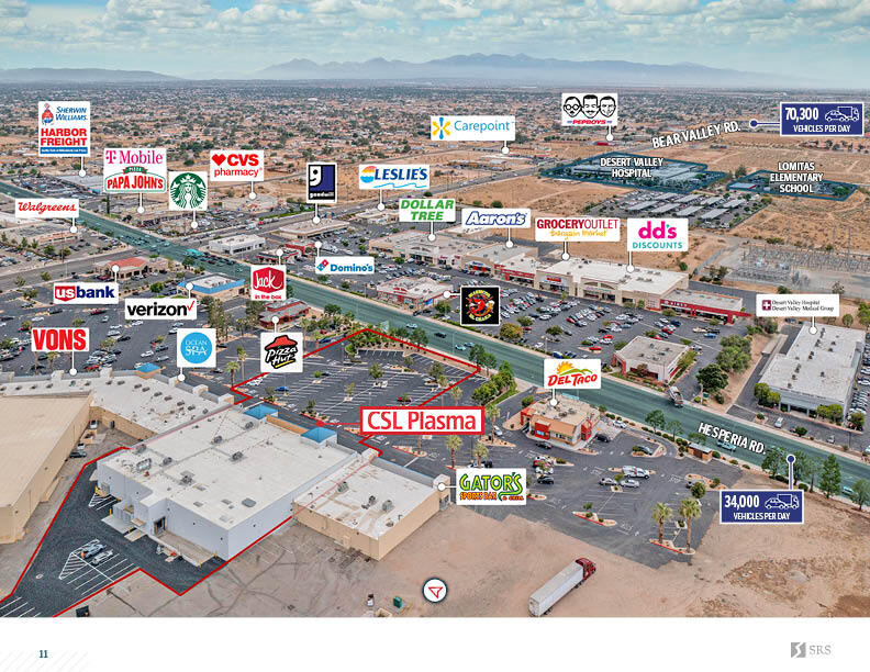 12229 Hesperia Rd, Victorville, CA 92395 CSL Plasma New 15yr Corp