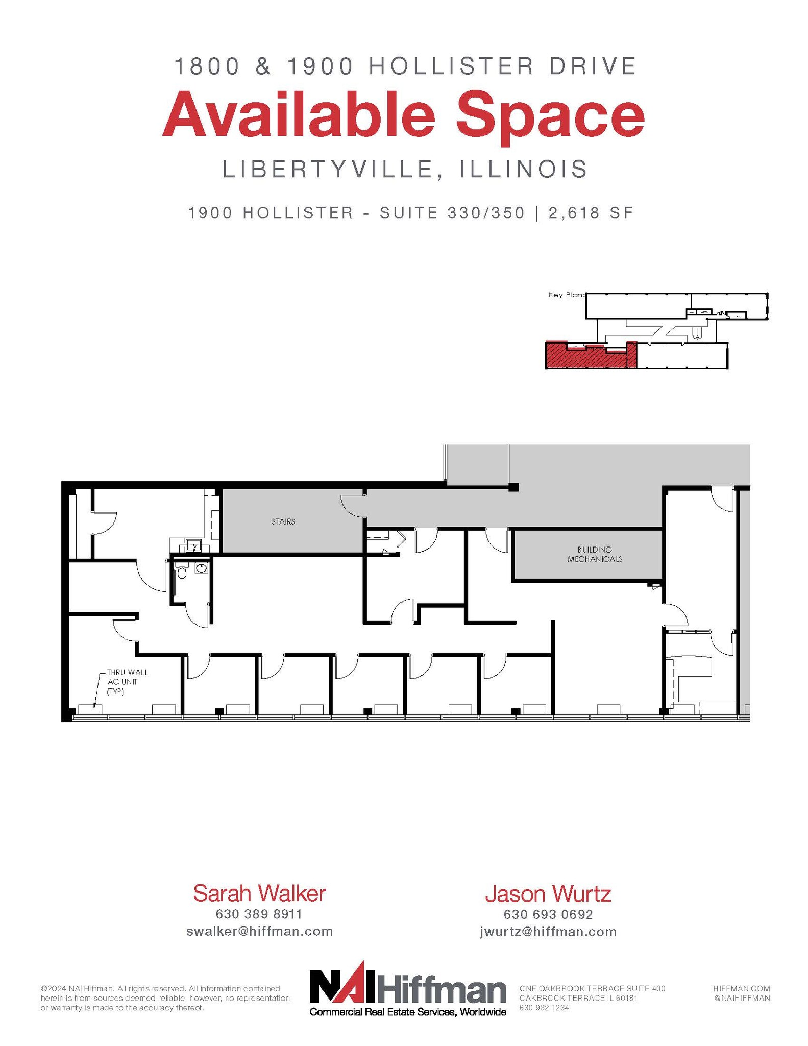 1900 Hollister Dr, Libertyville, IL for lease Floor Plan- Image 1 of 1