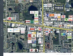 11803 E Colonial Dr, Orlando, FL - AERIAL  map view - Image1