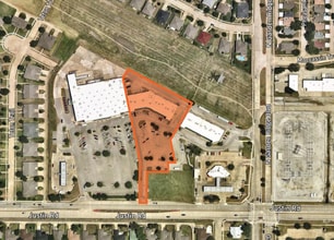 1515 Justin Rd, Lewisville, TX - AERIAL map view