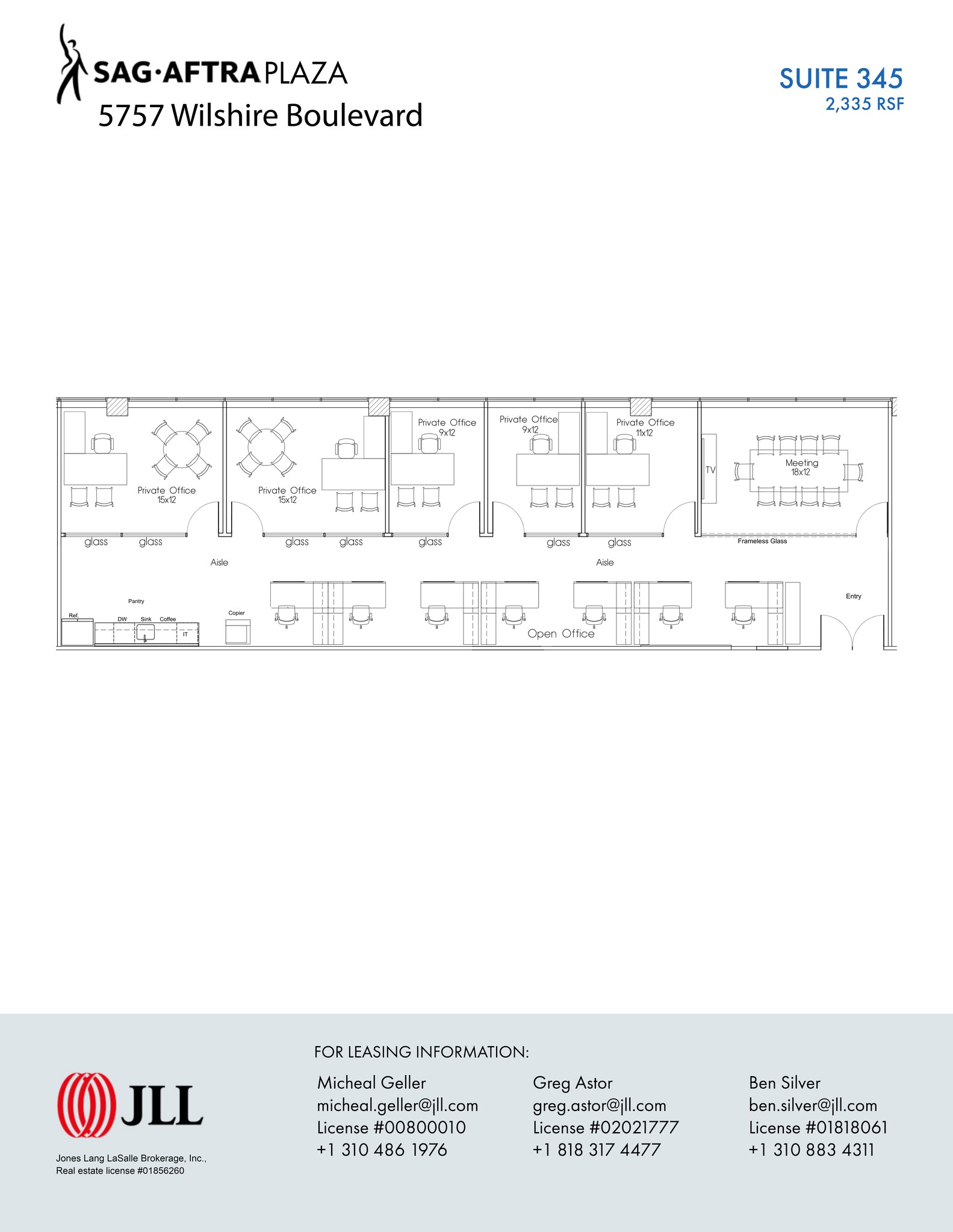 5757 Wilshire Blvd, Los Angeles, CA for lease Site Plan- Image 1 of 1