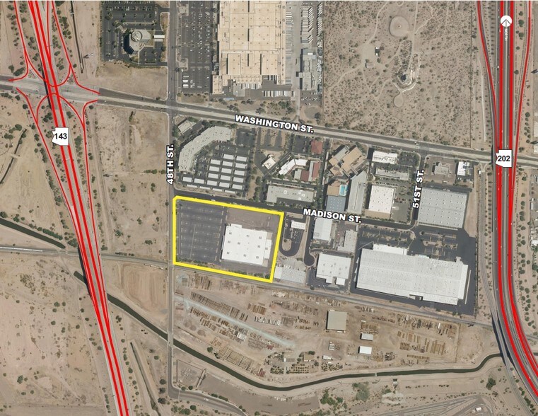 317 S 48th St, Phoenix, AZ for lease - Aerial - Image 3 of 8