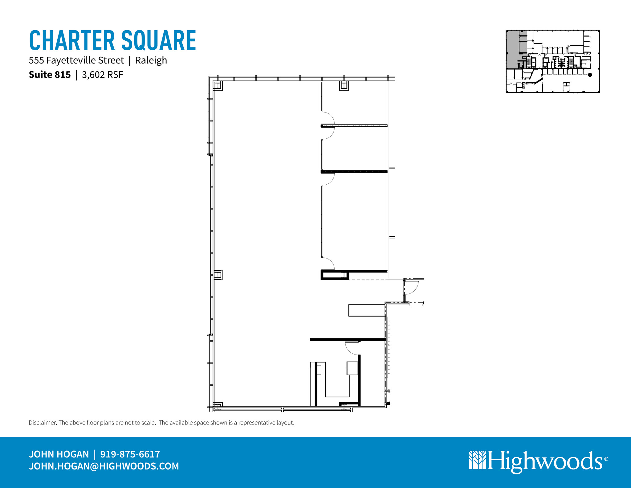 555 Fayetteville St, Raleigh, NC for lease Floor Plan- Image 1 of 1