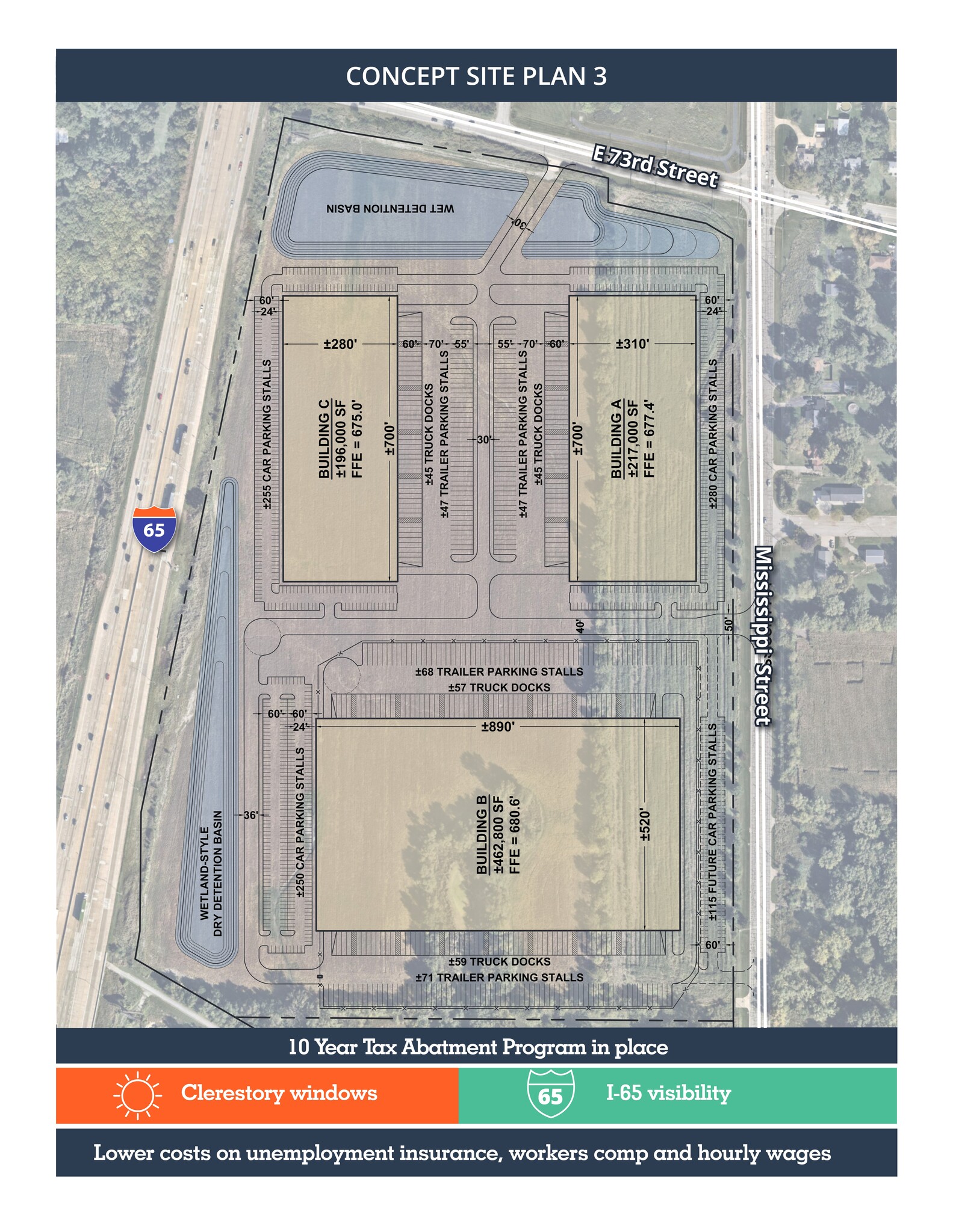 1595 E 73rd Ave, Merrillville, IN for lease Site Plan- Image 1 of 1