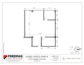 17197 N Laurel Park Dr, Livonia, MI for lease Floor Plan- Image 1 of 2