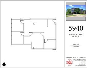 5940 W Touhy Ave, Niles, IL for lease Floor Plan- Image 1 of 6