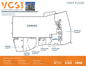 6380 S Fiddlers Green Cir, Greenwood Village, CO for lease Floor Plan- Image 1 of 4