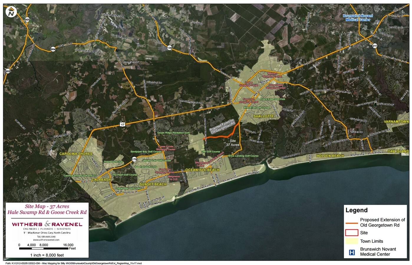 Goose Creek Rd, Shallotte, NC 28470 37 Acres, Hale Swamp Rd. and