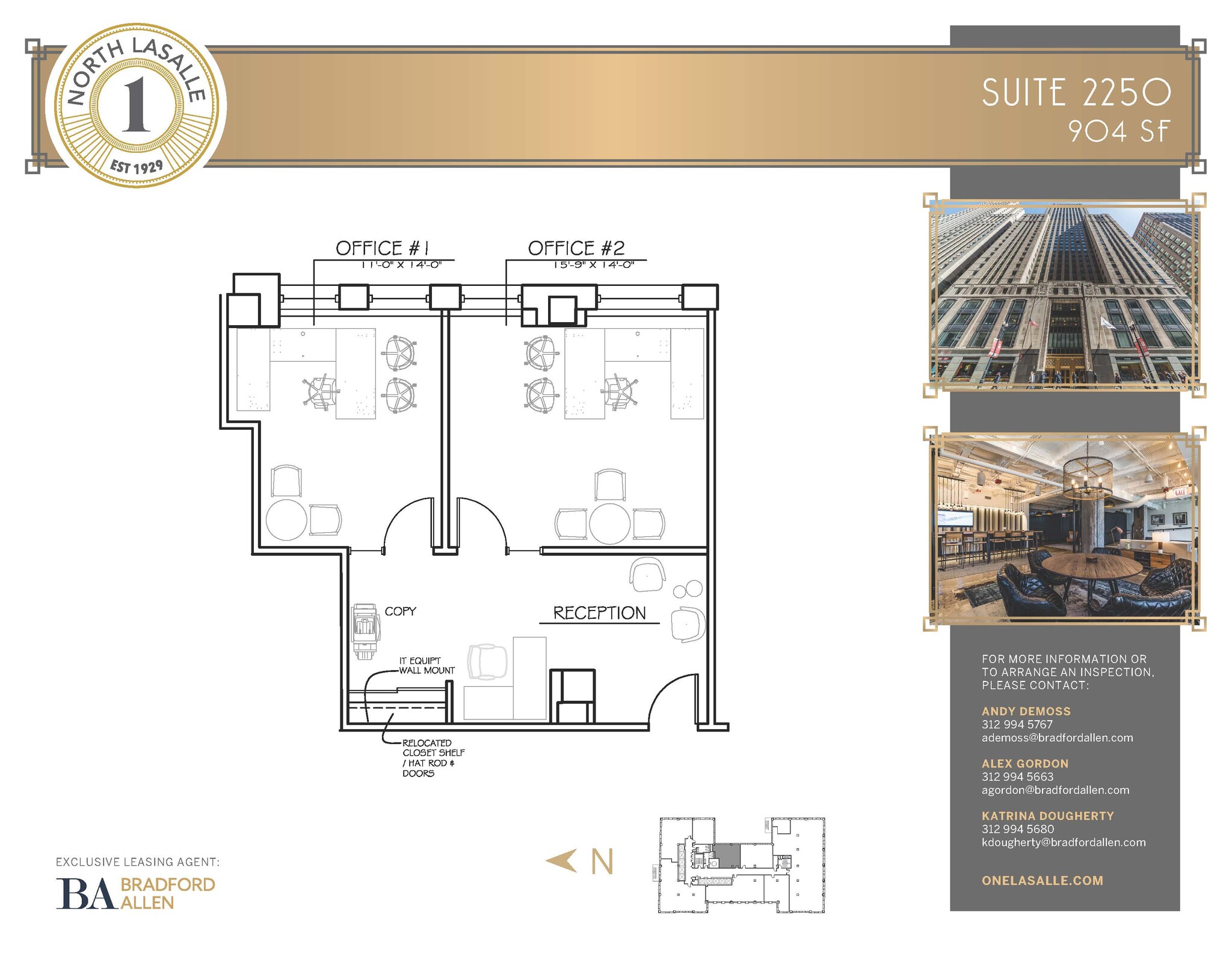 1 N La Salle St, Chicago, IL for lease Floor Plan- Image 1 of 1