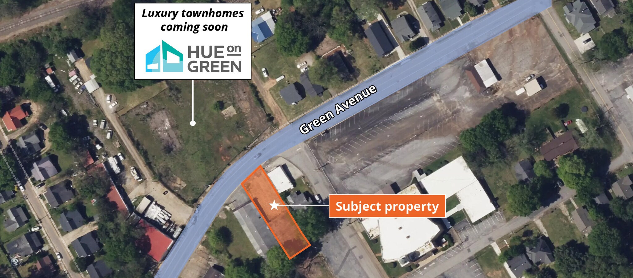 1005 Green Ave, Greenville, SC for sale Aerial- Image 1 of 1