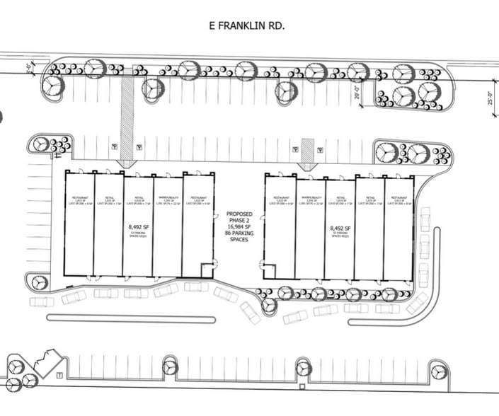 4865 E Franklin Rd, Nampa, ID for lease - Site Plan - Image 2 of 6