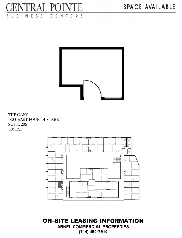 1633 E 4th St, Santa Ana, CA for lease Floor Plan- Image 1 of 1