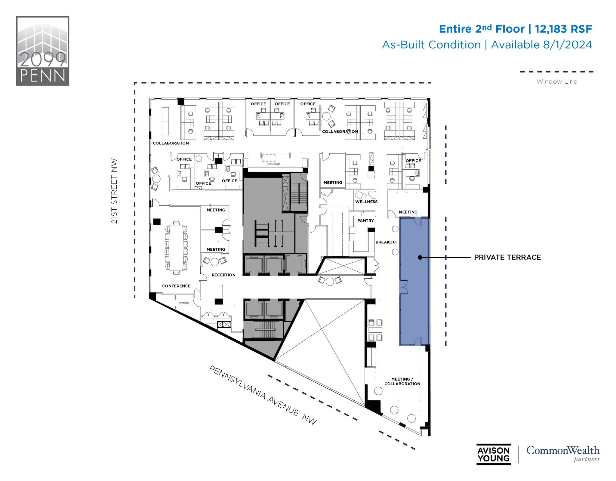 2099 Pennsylvania Ave NW, Washington, DC for lease Floor Plan- Image 1 of 5
