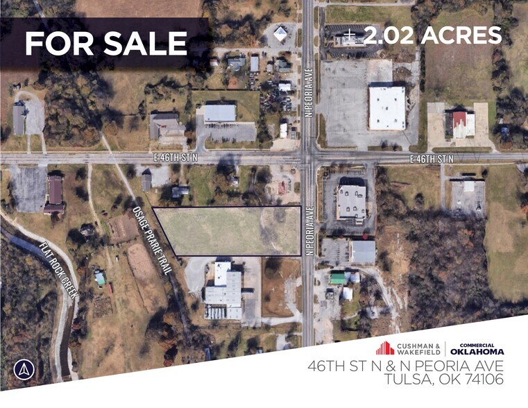 46th St North & North Peoria Ave, Tulsa, OK for sale - Primary Photo - Image 1 of 1