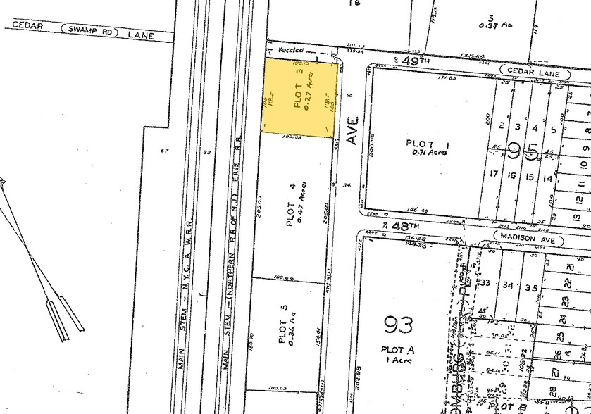 4809-4817 Dell Ave, North Bergen, NJ for lease - Plat Map - Image 2 of 10