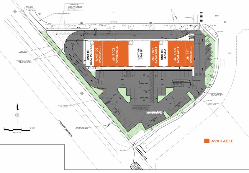 4451 Poinciana blvd, Kissimmee, FL for lease - Site Plan - Image 3 of 6