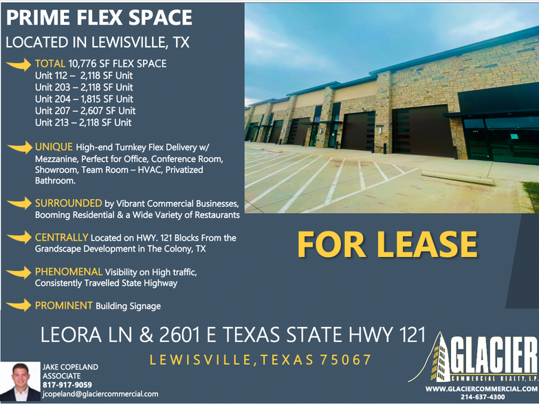 Leora Ln & 2601 E St 121 Hwy, Lewisville, TX for lease - Primary Photo - Image 1 of 1