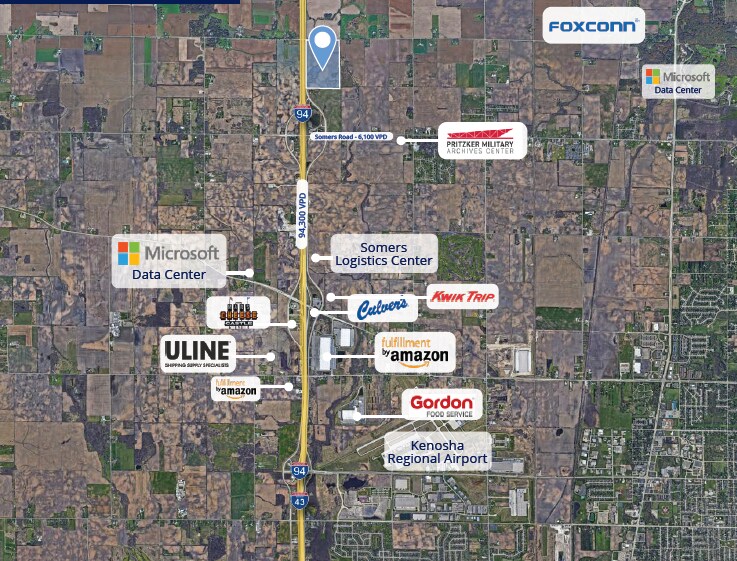 SEC of 7th St & 1-94, Kenosha, WI for sale - Building Photo - Image 2 of 7