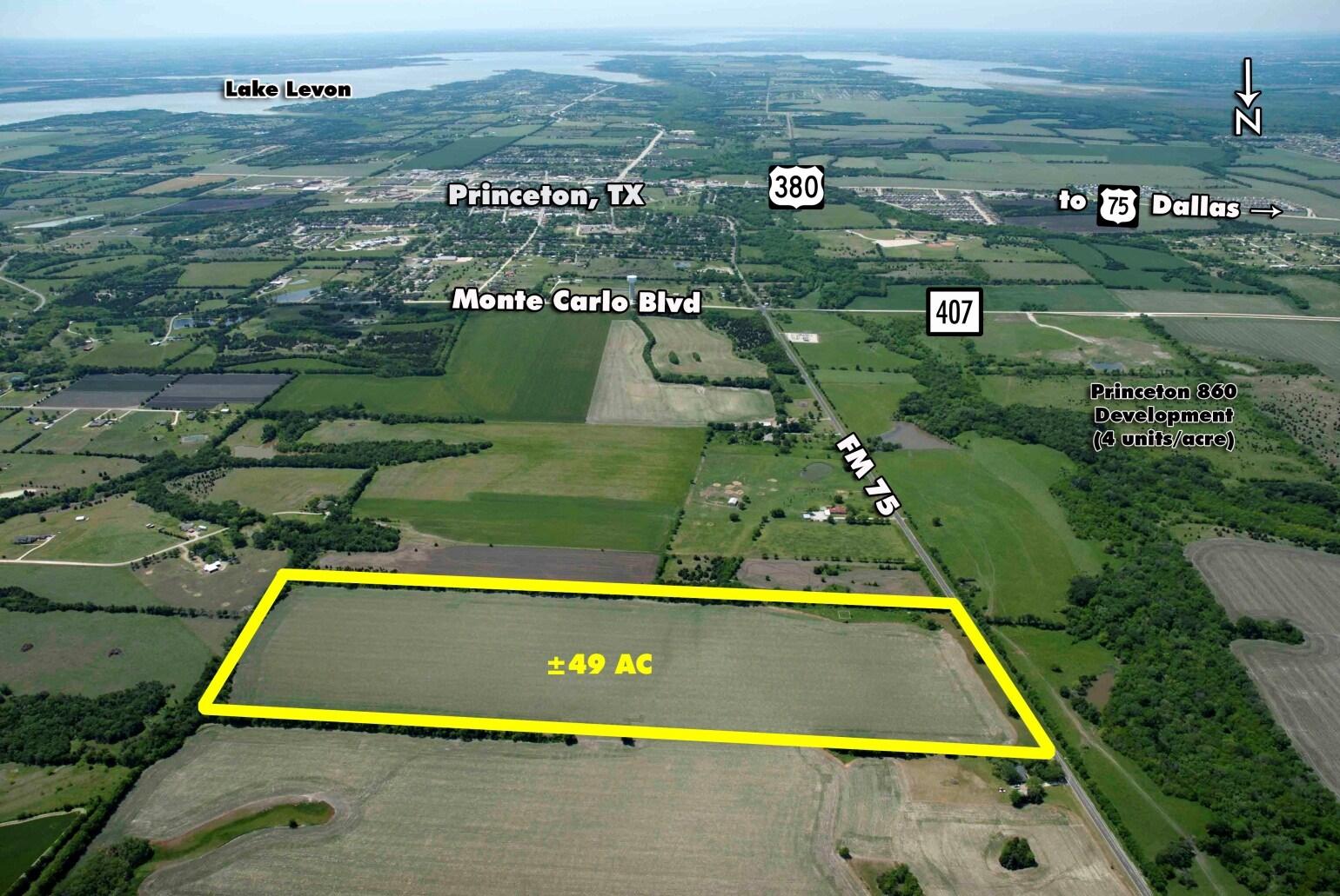 FM 75, Princeton, TX for sale Primary Photo- Image 1 of 1