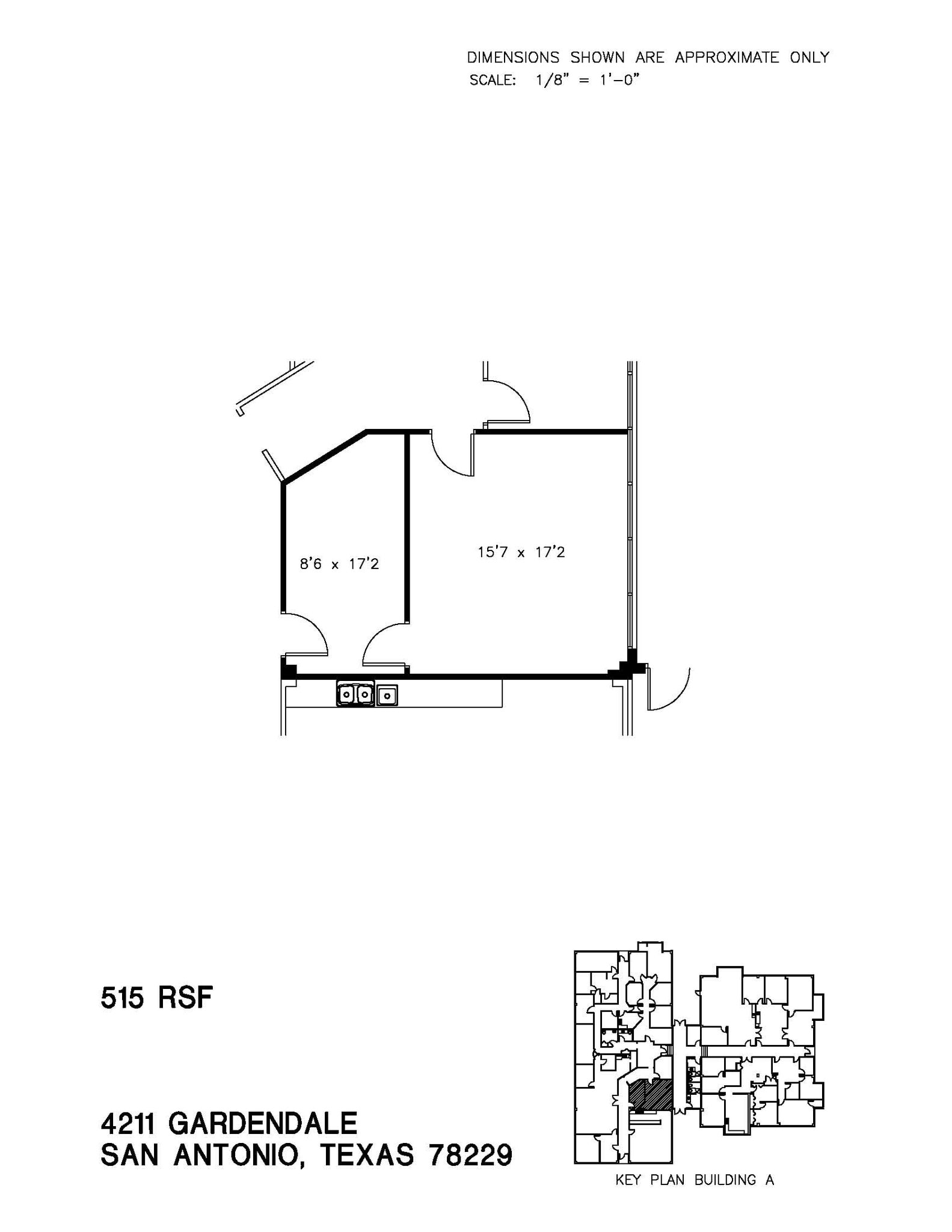 4203-4211 Gardendale St, San Antonio, TX for lease Floor Plan- Image 1 of 1