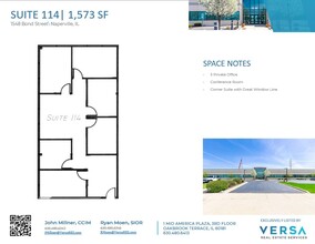 1548 Bond St, Naperville, IL for lease Floor Plan- Image 1 of 1