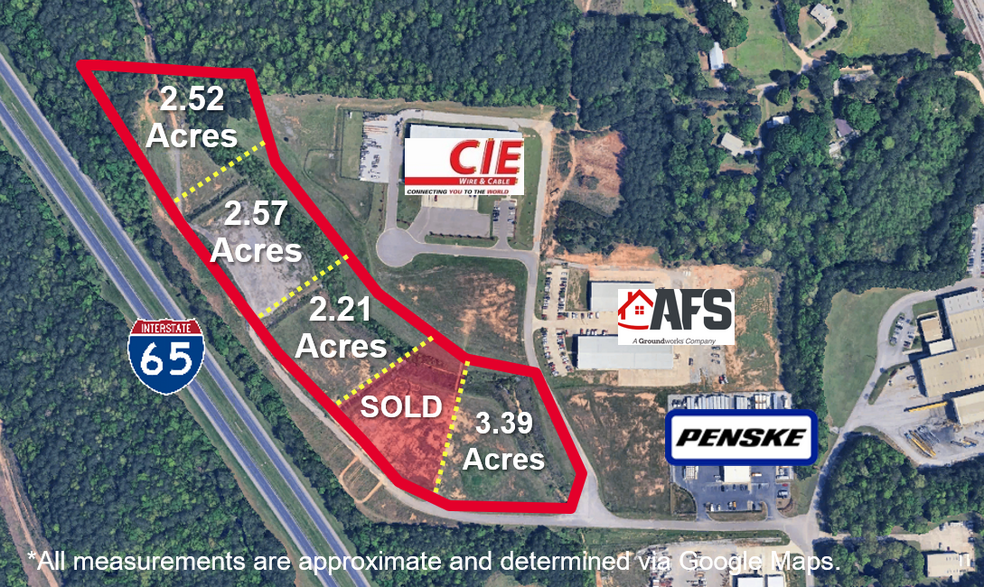 Interstate Commerce Park, Alabaster, AL for sale - Aerial - Image 1 of 2