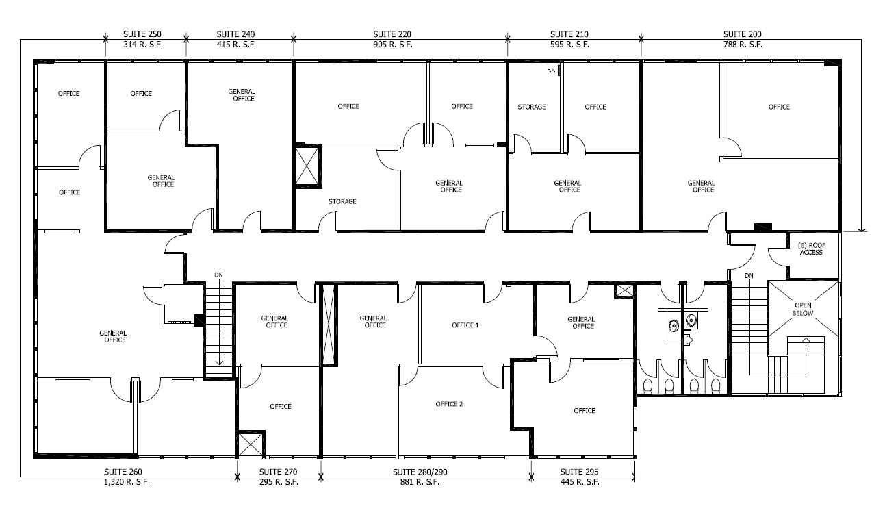 250 E 17th St, Costa Mesa, CA for lease Floor Plan- Image 1 of 1