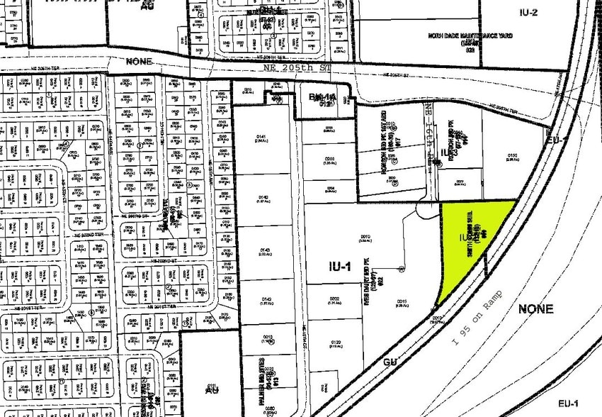 20165-20199 NE 16th Pl, Miami, FL for lease - Plat Map - Image 3 of 3