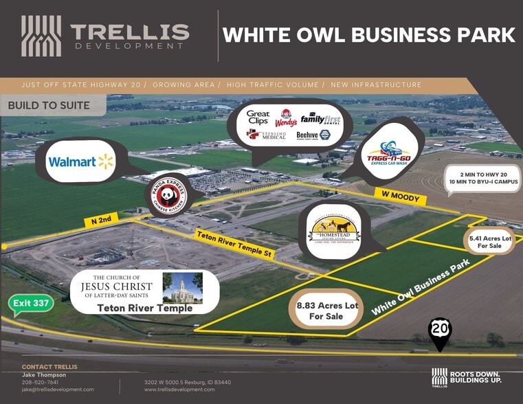 4 W Moody Rd 4 W Moody rd, Rexburg, ID for sale - Aerial - Image 1 of 10