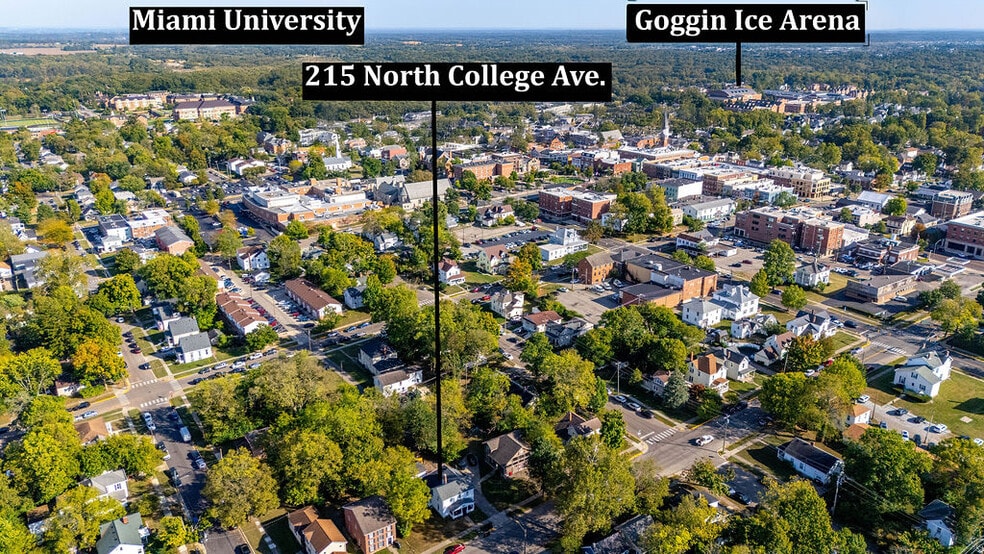 215 N College Ave, Oxford, OH for sale - Aerial - Image 3 of 20