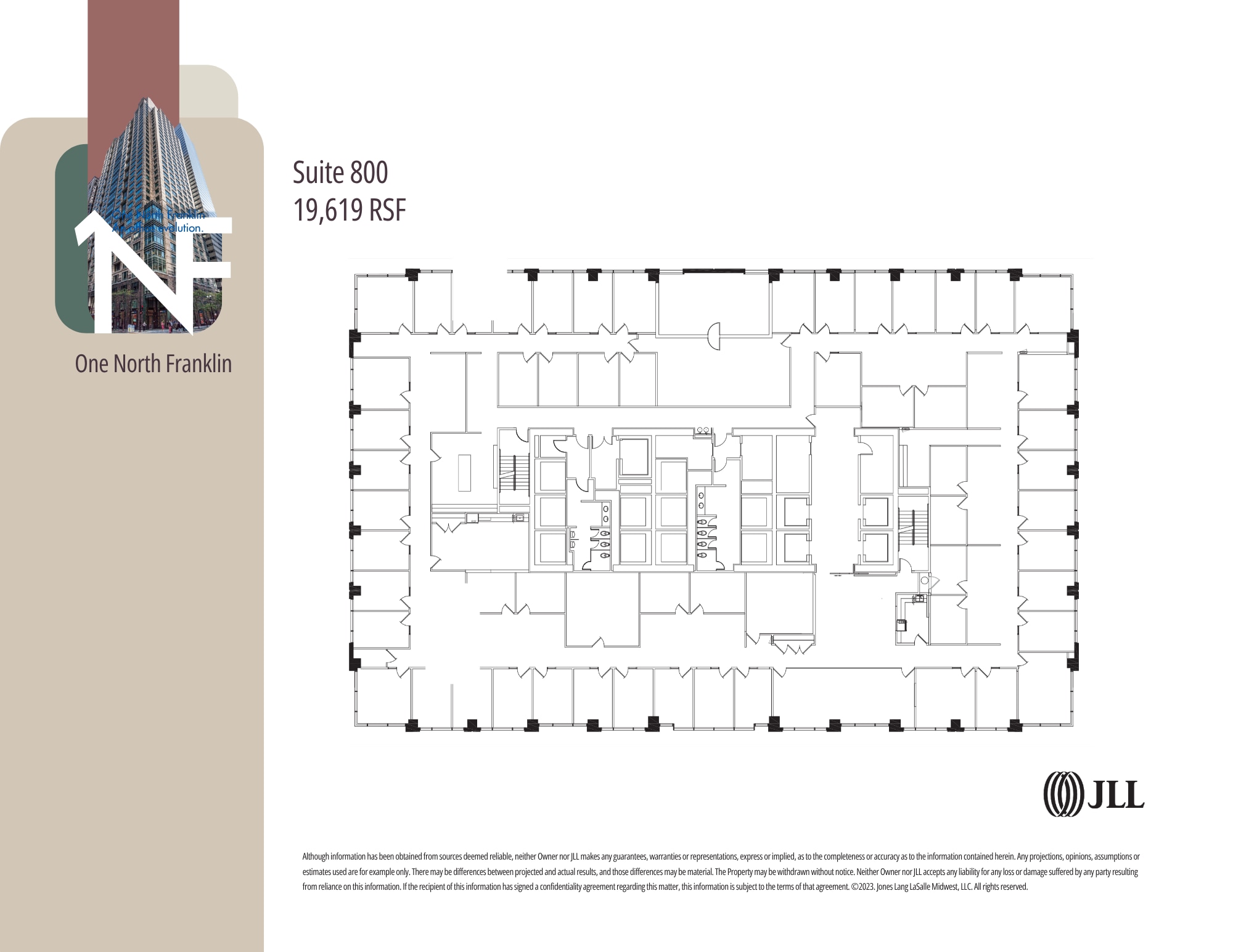 1 N Franklin St, Chicago, IL for lease Floor Plan- Image 1 of 1