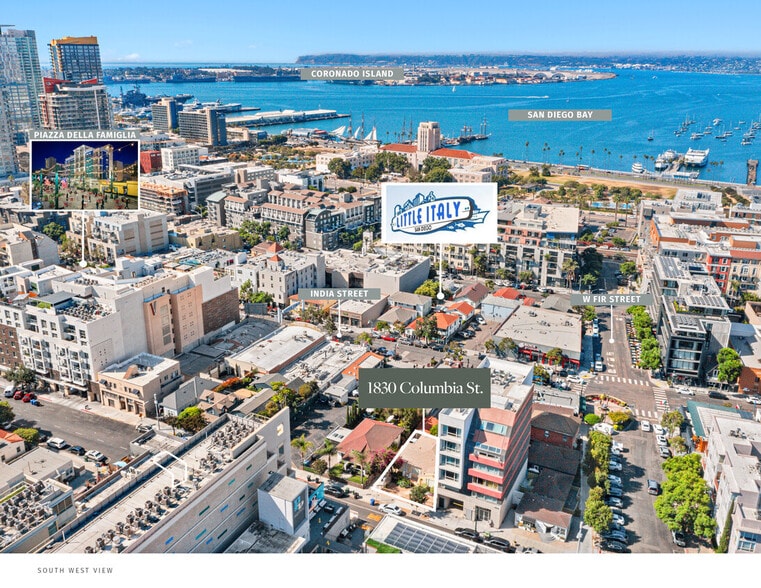 1830 Columbia St, San Diego, CA for sale - Aerial - Image 2 of 6