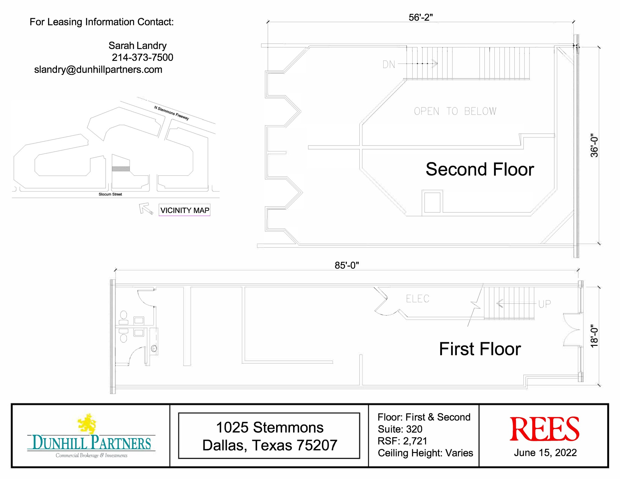 1025 N Stemmons Fwy, Dallas, TX for lease Floor Plan- Image 1 of 2