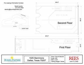 1025 N Stemmons Fwy, Dallas, TX for lease Floor Plan- Image 1 of 2