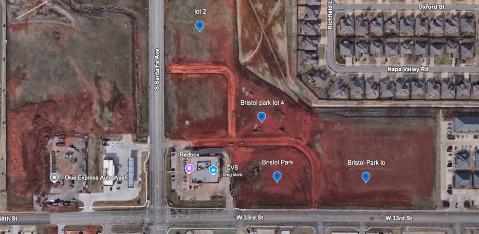 NEC N Santa Fe Ave & NE 150th St, Edmond, OK for sale - Aerial - Image 2 of 2