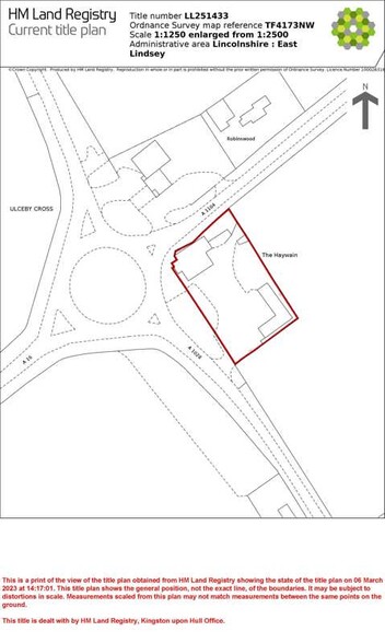 Ulceby Roundabout, Alford for sale - Site Plan - Image 1 of 1