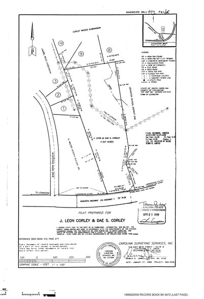 00 Augusta Rd, Lexington, SC for sale - Plat Map - Image 2 of 2