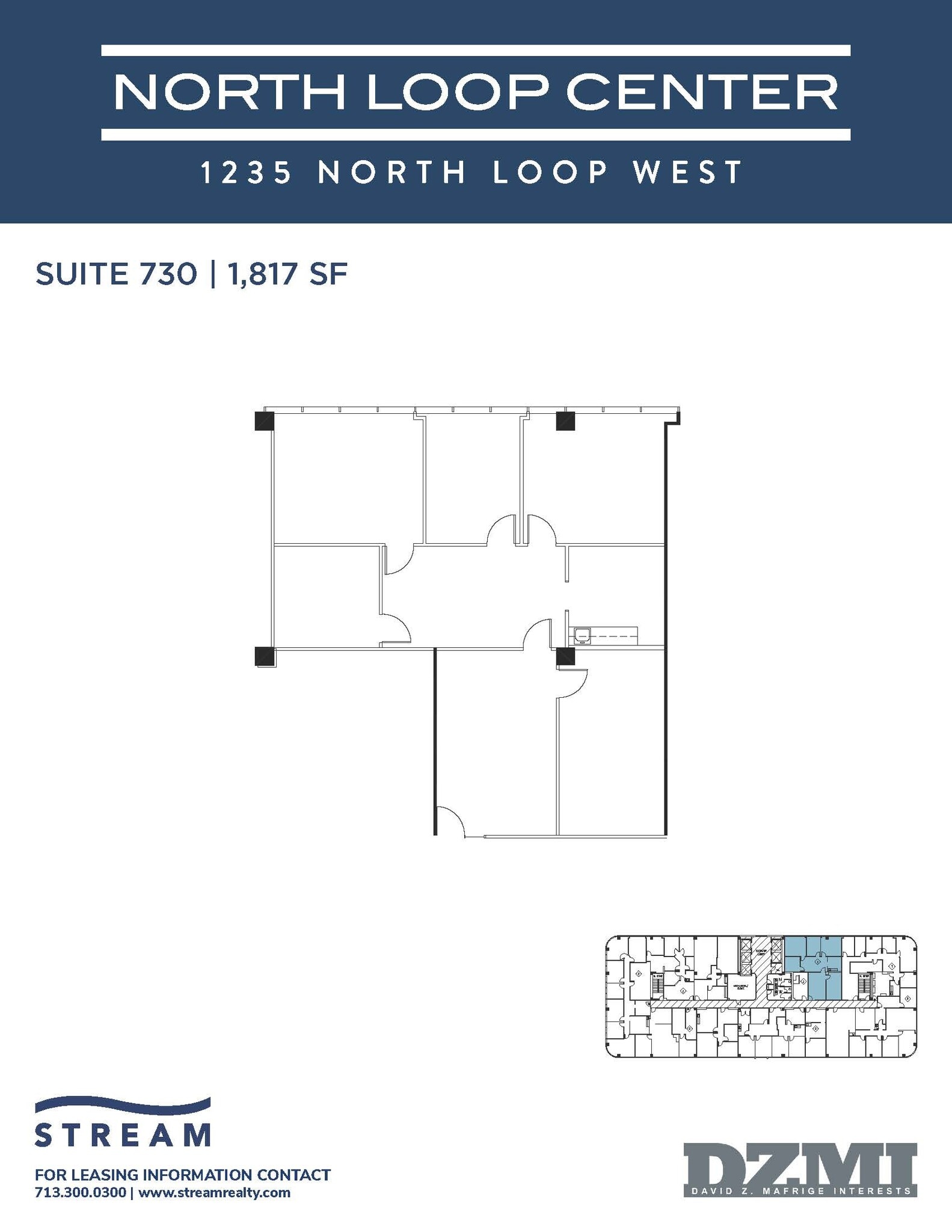 1235 North Loop W, Houston, TX for lease Floor Plan- Image 1 of 1