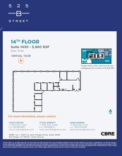 525 B St, San Diego, CA for lease Floor Plan- Image 1 of 2