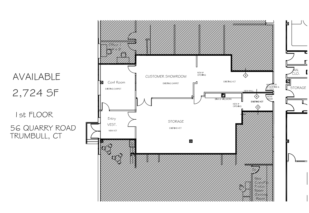 56 Quarry Rd, Trumbull, CT for lease Floor Plan- Image 1 of 1