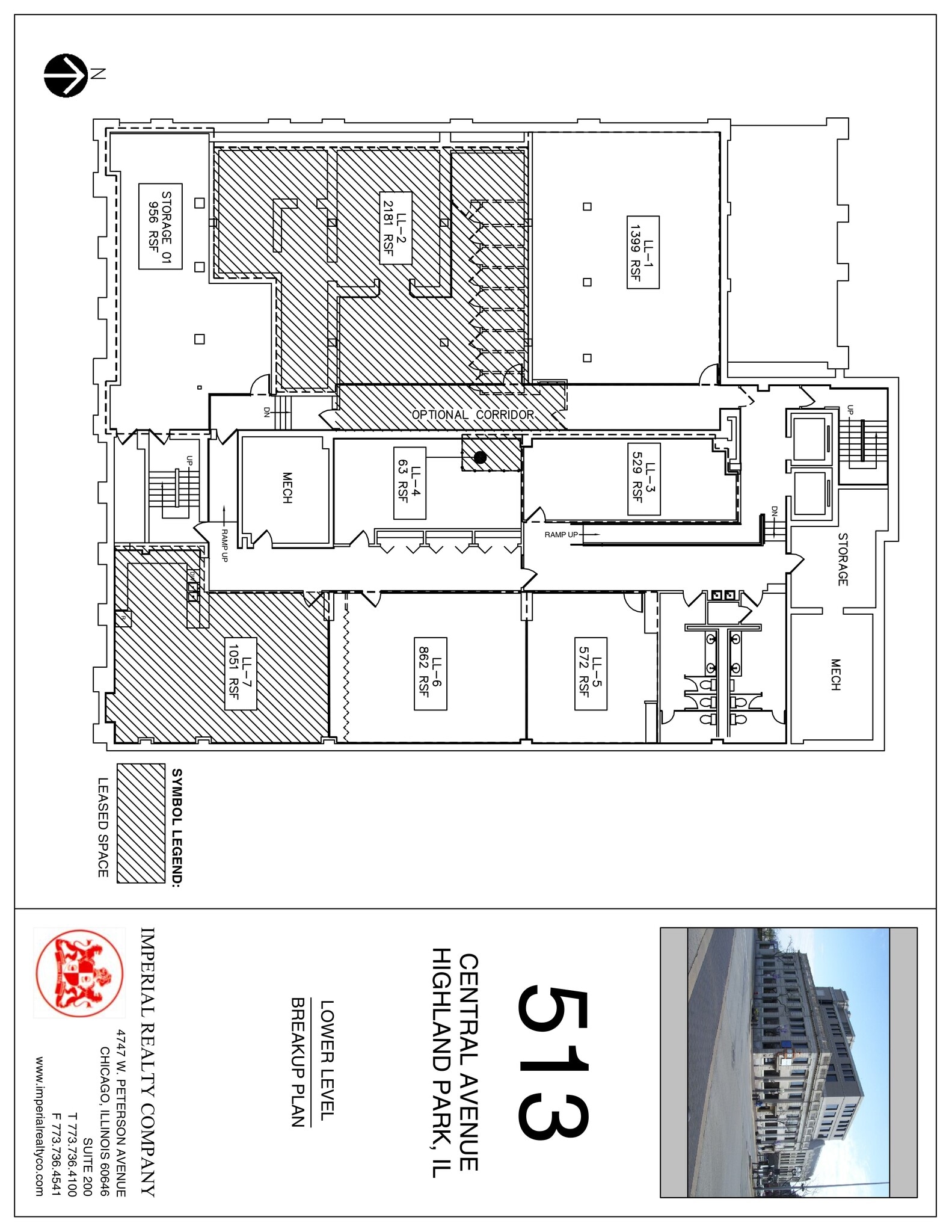 513 Central Ave, Highland Park, IL for lease Site Plan- Image 1 of 1
