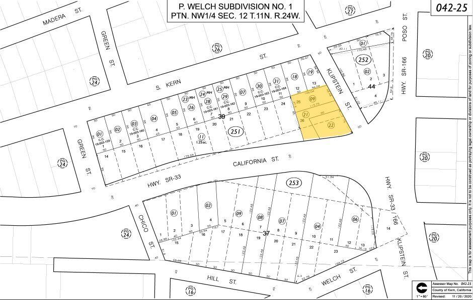 555 California St, Maricopa, CA for sale Plat Map- Image 1 of 1